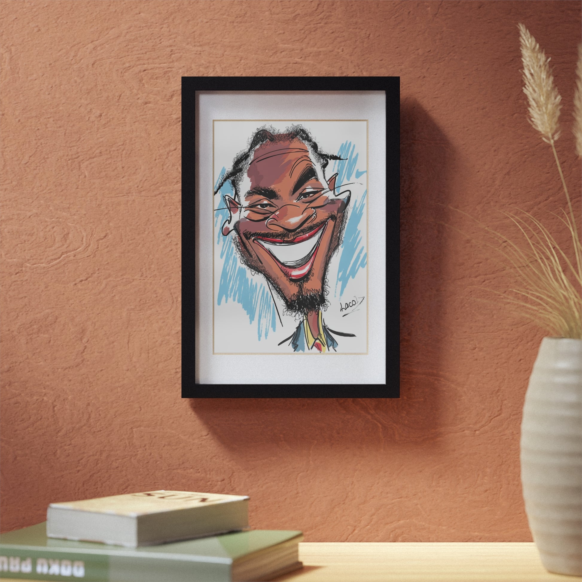 Stylish Framed Posters, Black: Unique Wall Art, Home Decoration, Gift for Art Lovers, Modern Decor, Personalized Art Display