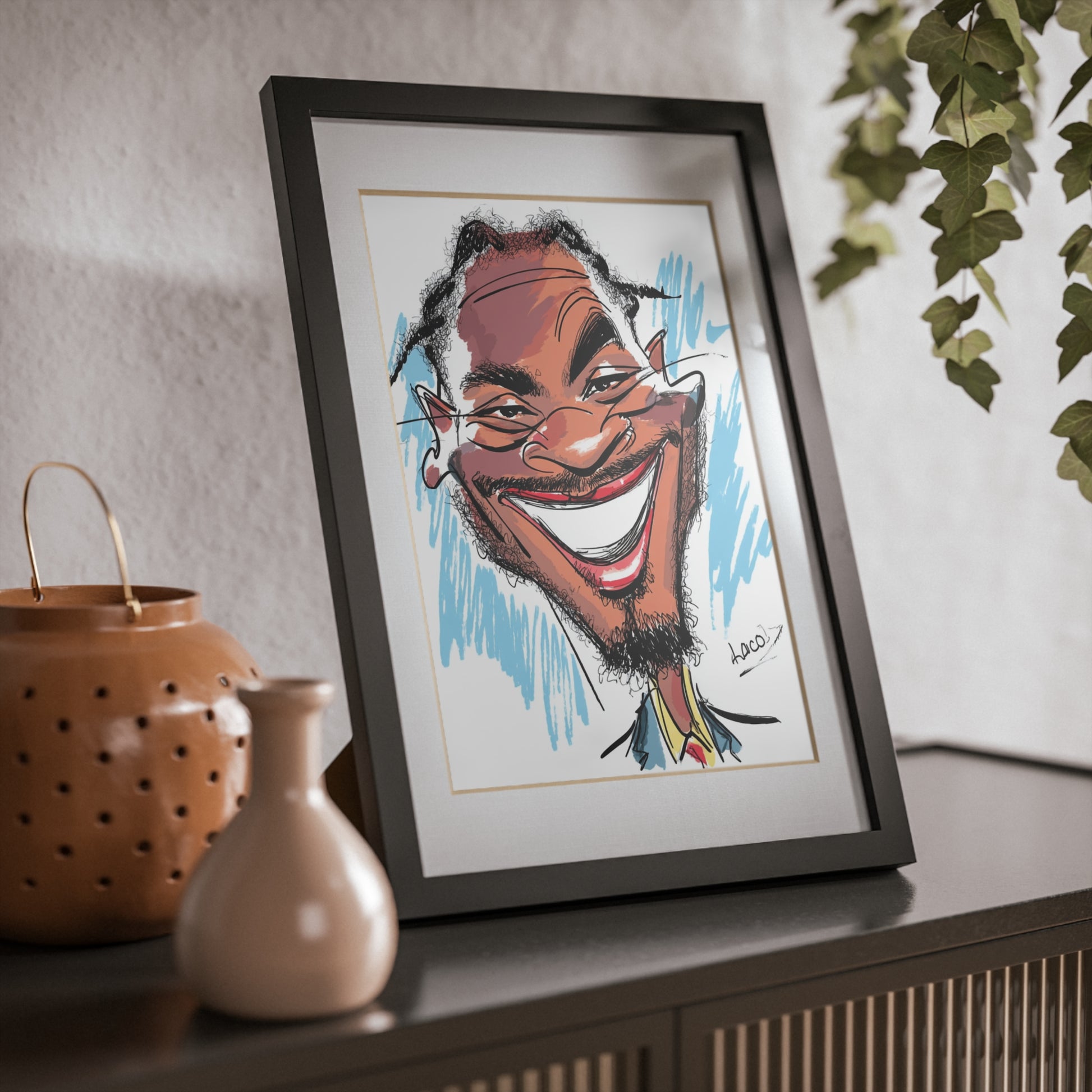 Stylish Framed Posters, Black: Unique Wall Art, Home Decoration, Gift for Art Lovers, Modern Decor, Personalized Art Display