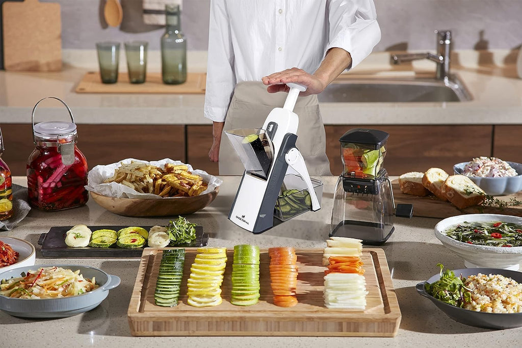 Safe Mandoline Slicer 5 in 1 🥒🍅🥕