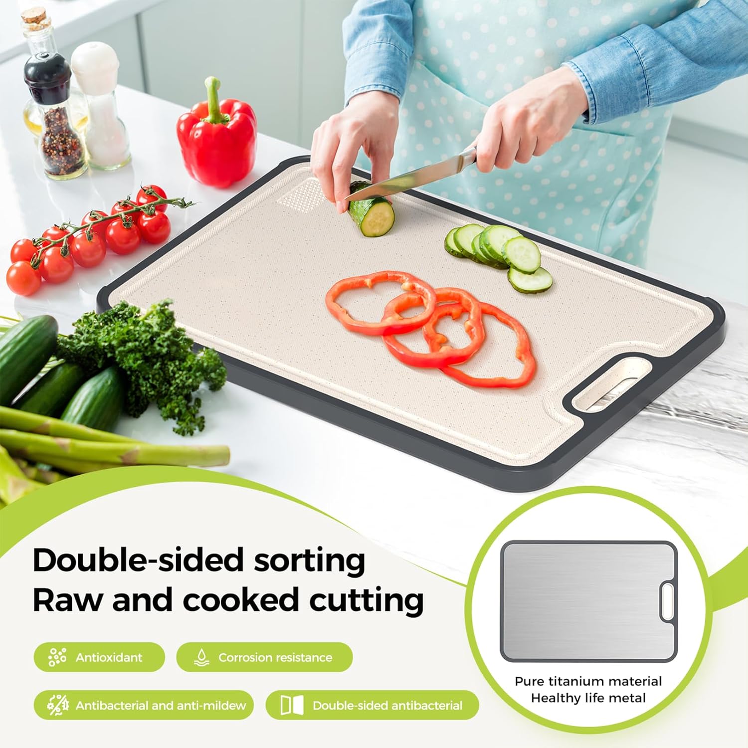 🔪 Titanium Cutting Board 💎