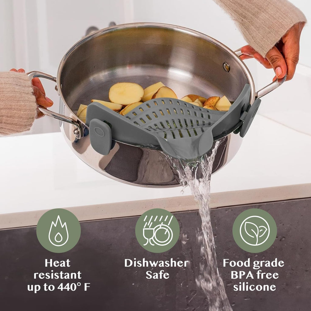 🍝 Silicone Pasta Strainer 🍜