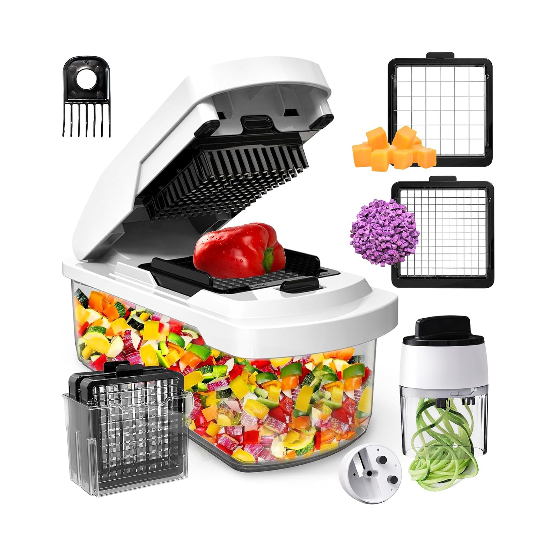 Vegetable Chopper 2-in-1 Foods 🥬🌶️🍋